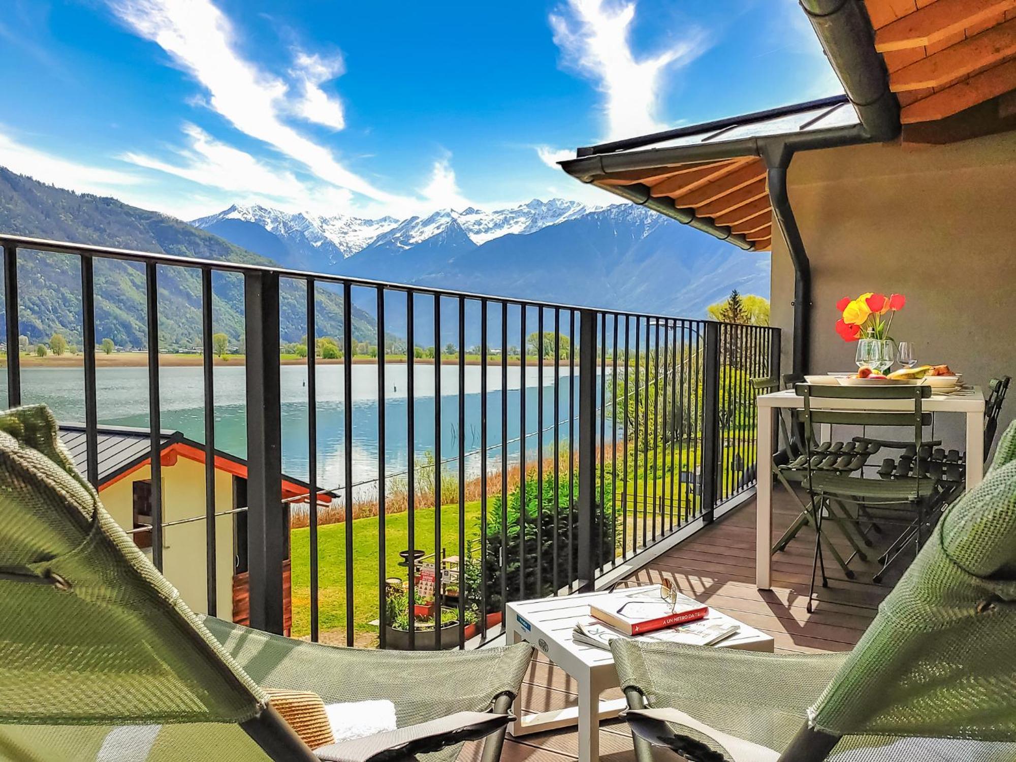 Dascio Dolce Ferienwohnung Panorama Balkon Am See Екстериор снимка