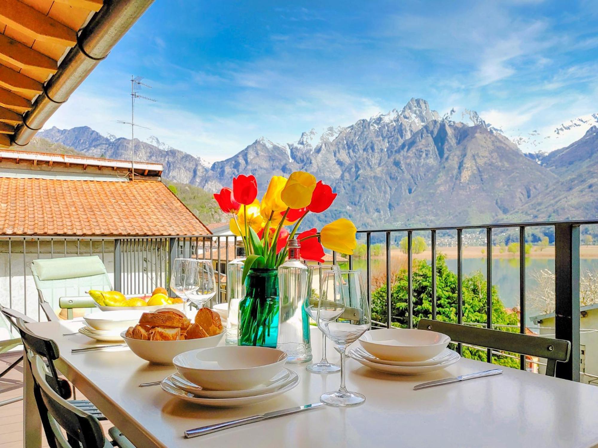 Dascio Dolce Ferienwohnung Panorama Balkon Am See Екстериор снимка